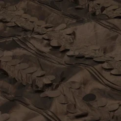 Diagonal Taffeta Table Linen in Brown