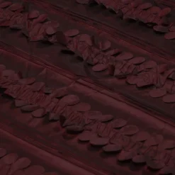 Diagonal Taffeta Table Linen in Wine
