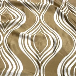 Eclipse Jacquard (Reversible) Table Runner in Gold