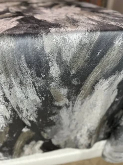 Element Jacquard Table Linen in Silver