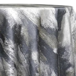 Element Jacquard Table Linen in Silver