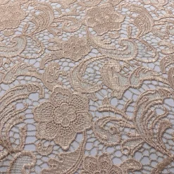 English Lace Table Linen in Champagne