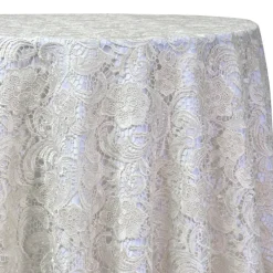 English Lace Table Linen in Ivory