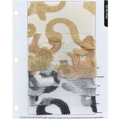 Fleur De Lis Table Linen in Champagne
