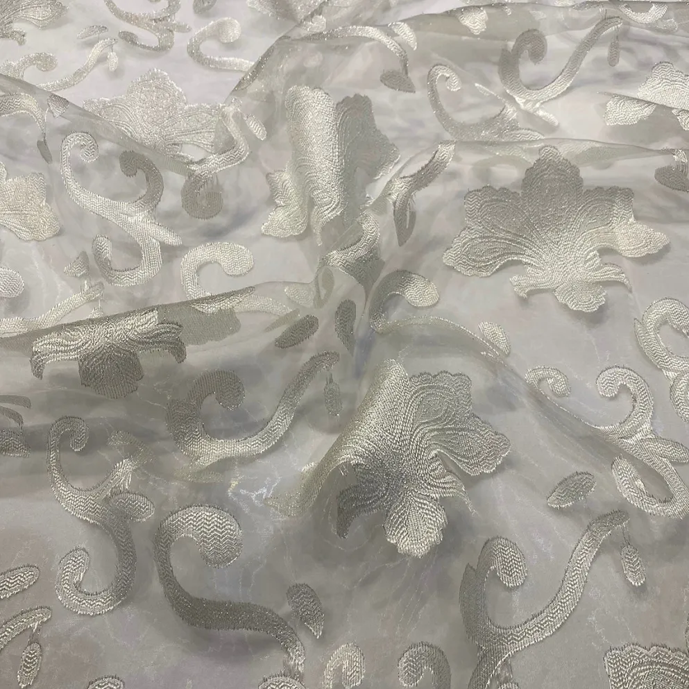 Fleur De Lis Table Linen in Ivory