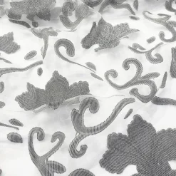 Fleur De Lis Table Linen in Silver