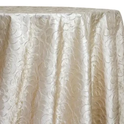 Flora Rose Table Linen in Champagne