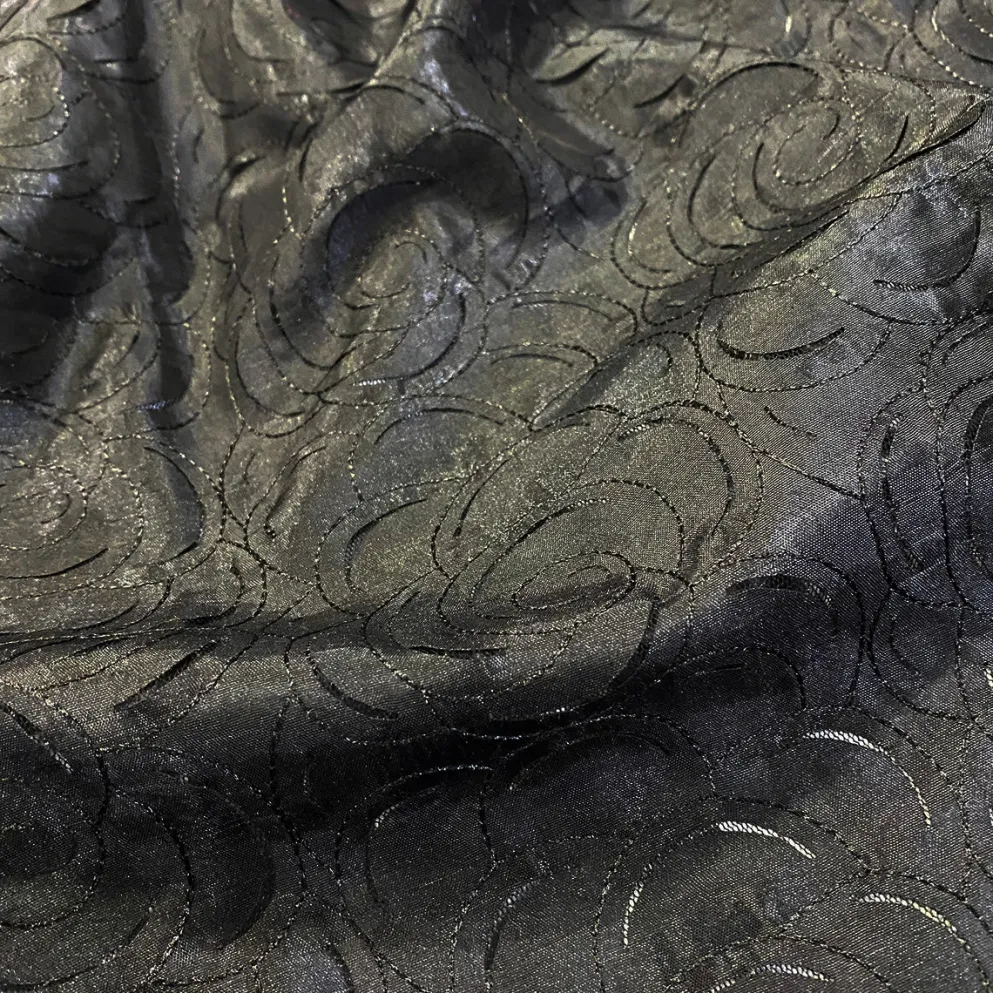 Flora Rose Table Runner in Black