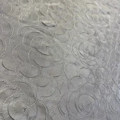 Flora Rose Table Runner in Silver