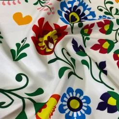 Flower Hoop (Poly Print) Table Napkin