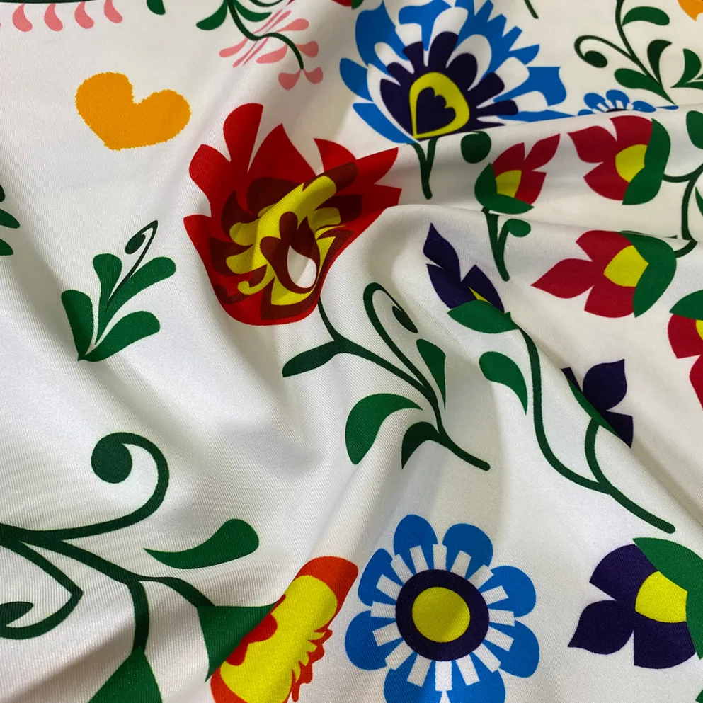 Flower Hoop (Poly Print) Table Napkin