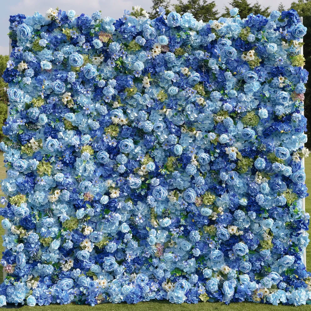 Flower Wall - Blue