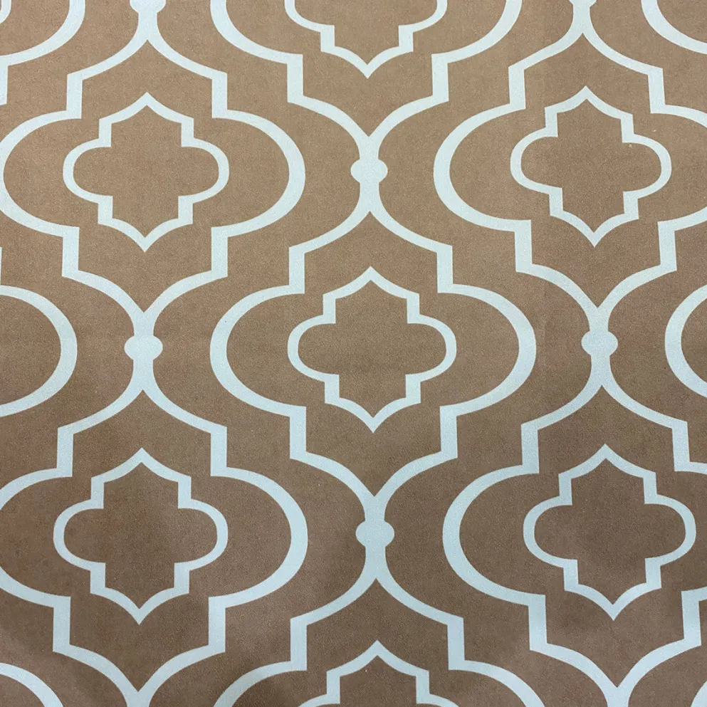Gatsby Print (Lamour) Table Linen in Taupe