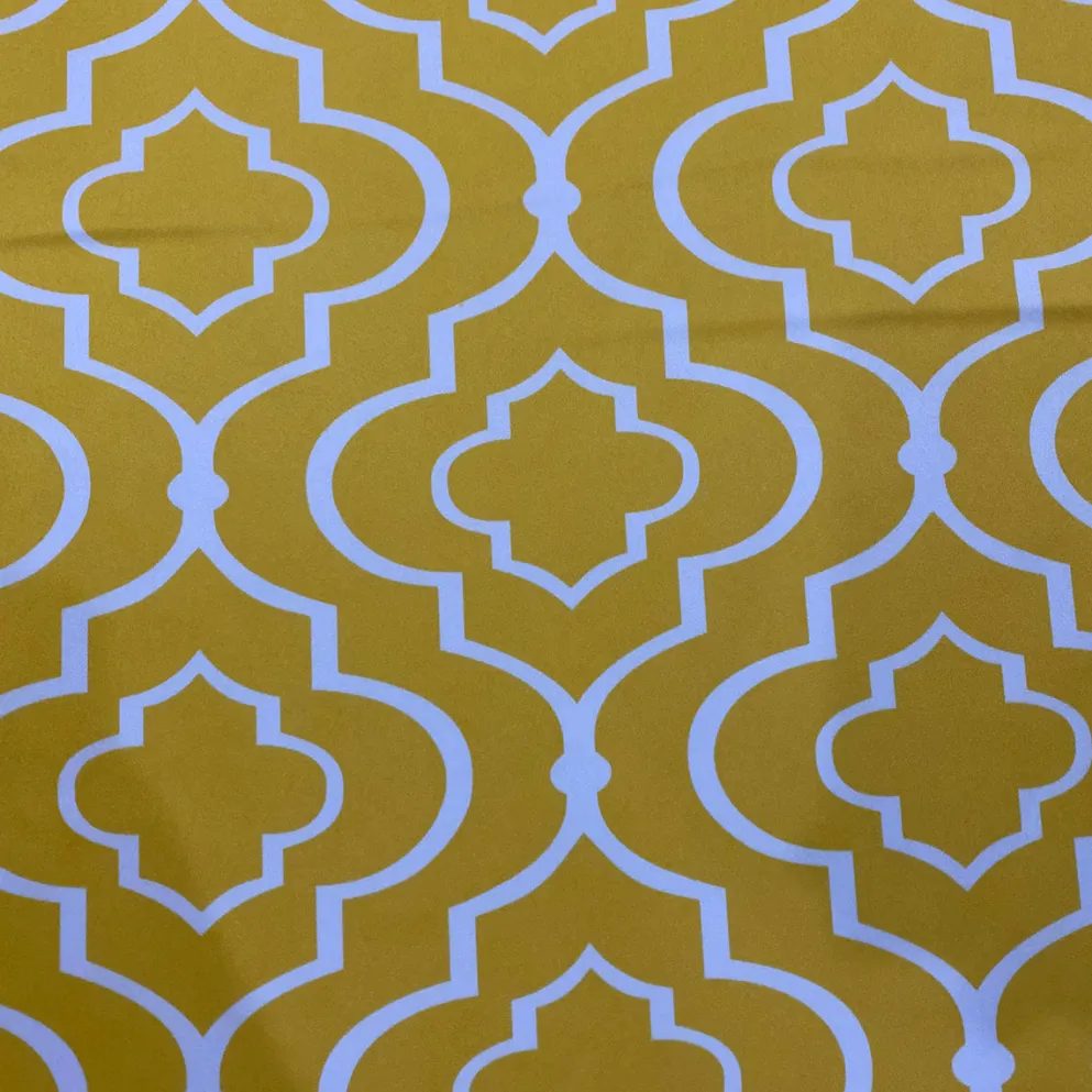 Gatsby Print (Lamour) Table Linen in Yellow
