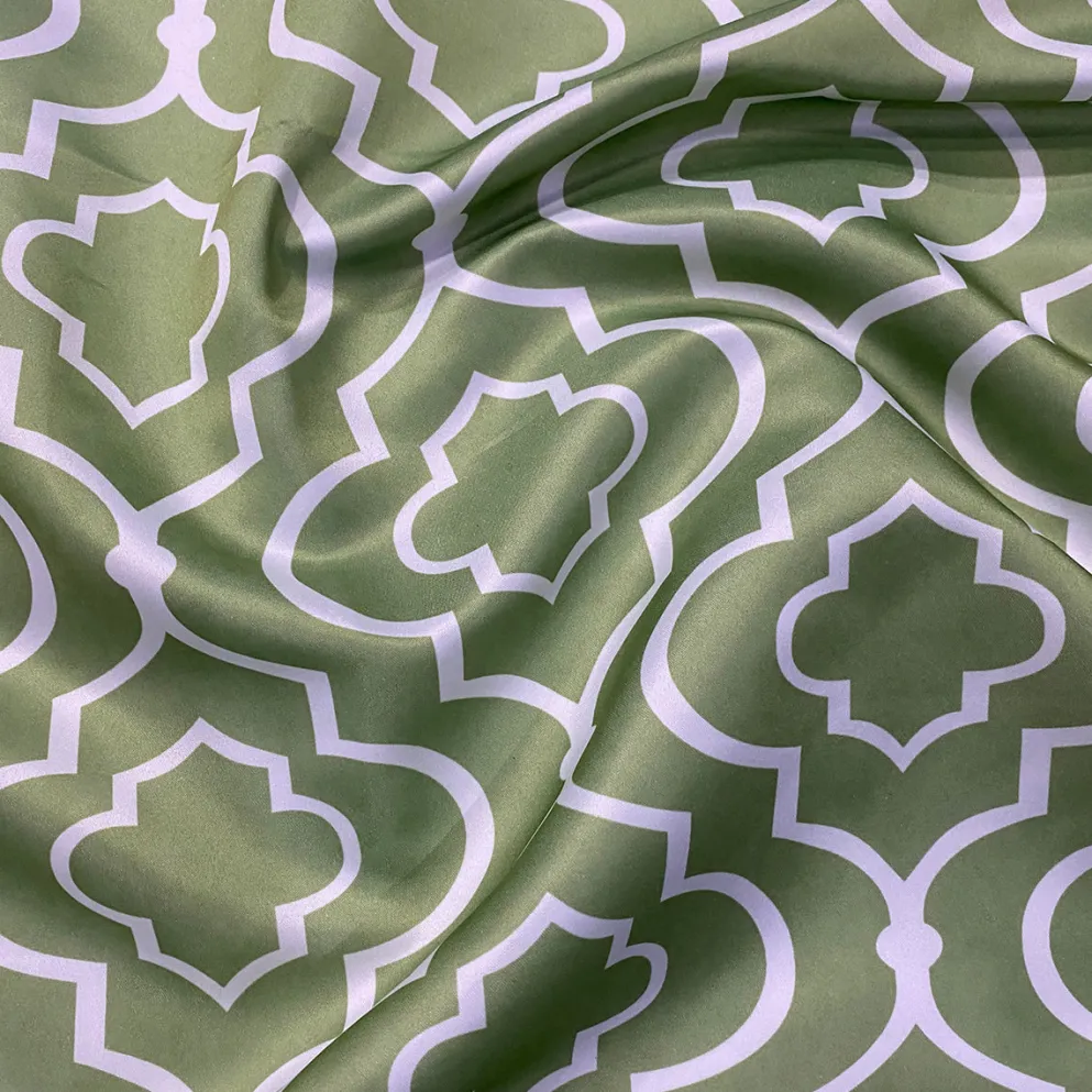 Gatsby Print (Lamour) Table Linen in Avocado
