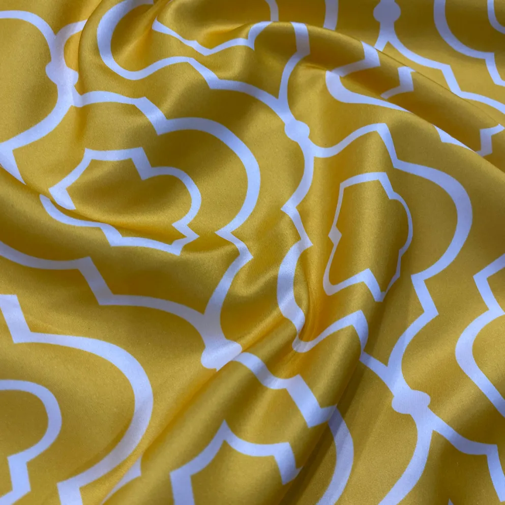 Gatsby Print (Lamour) Table Napkin in Yellow