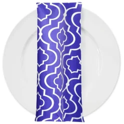 Gatsby Print (Lamour) Table Napkin in Purple