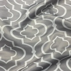 Gatsby Print (Lamour) Table Runner in Silver