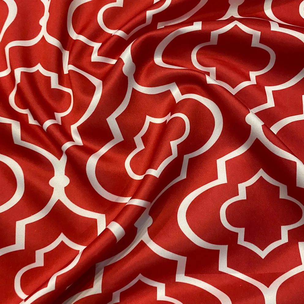 Gatsby Print (Lamour) Table Runner in Red