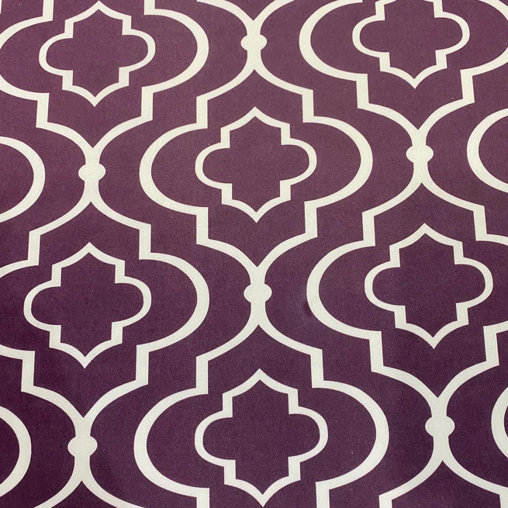 Gatsby Print (Lamour) Table Runner in Plum