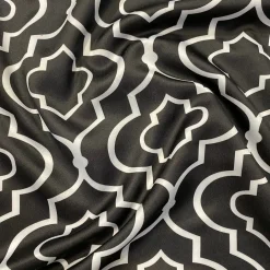 Gatsby Print (Lamour) Table Runner in Black