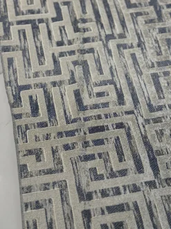 Gio Jacquard Table Linen in Blue