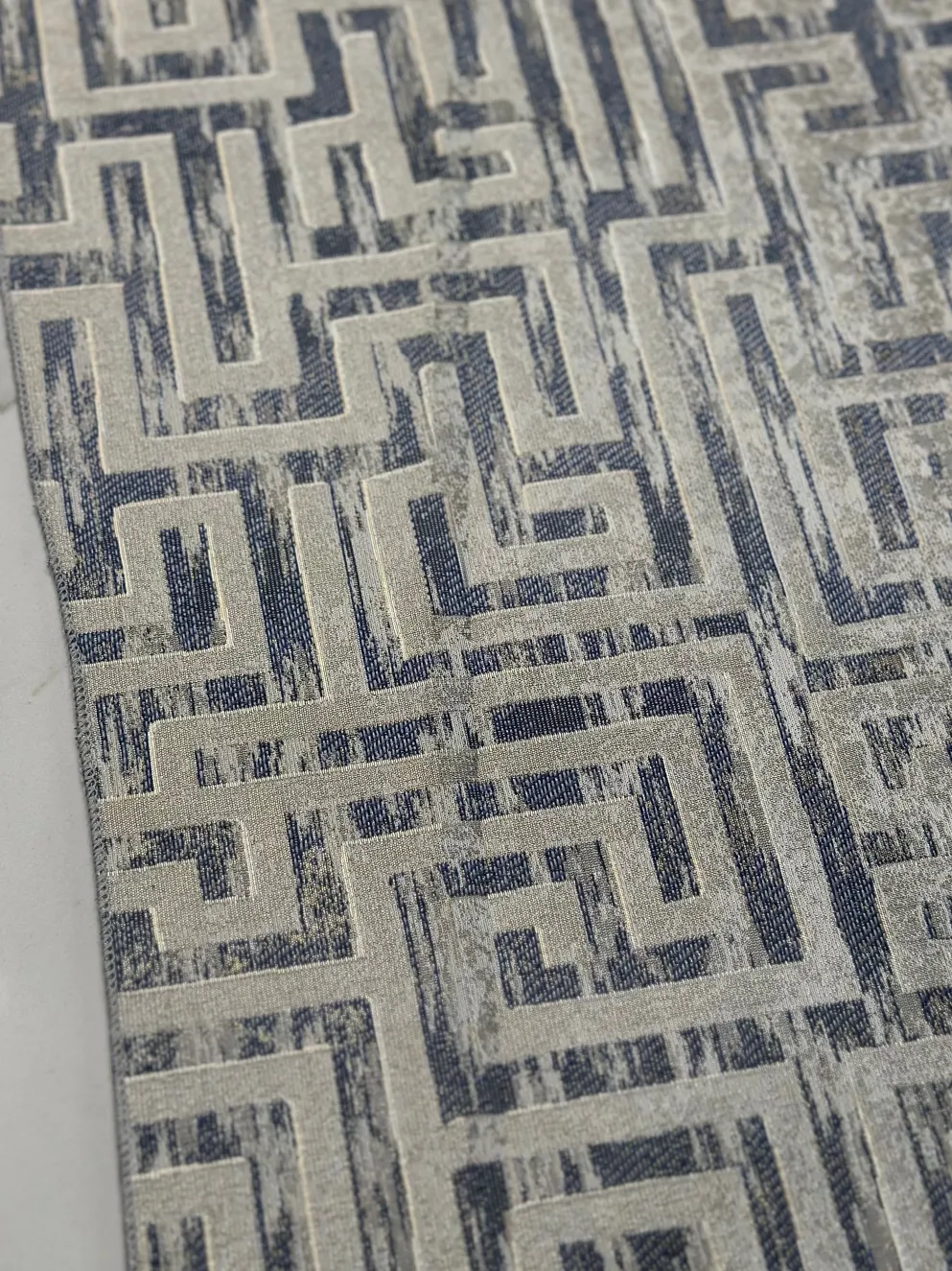 Gio Jacquard Table Linen in Blue