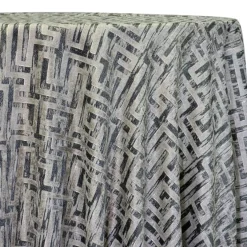 Gio Jacquard Table Linen in Grey