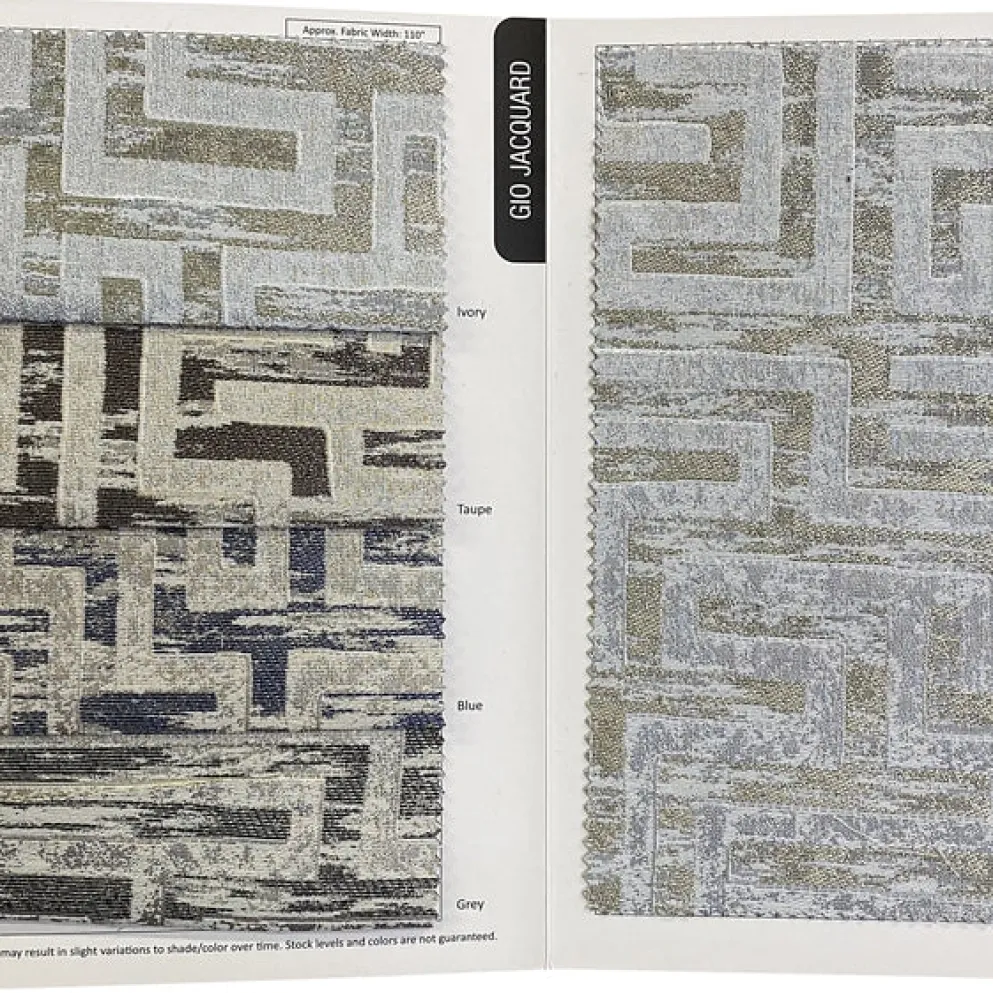 Gio Jacquard Table Runner in Taupe