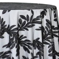 Giselle Sequins Table Linen in Black