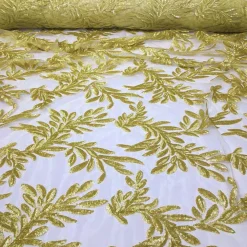 Giselle Sequins Table Linen in Gold