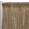 Glitz Sequins Drapery Panel in Antique Gold