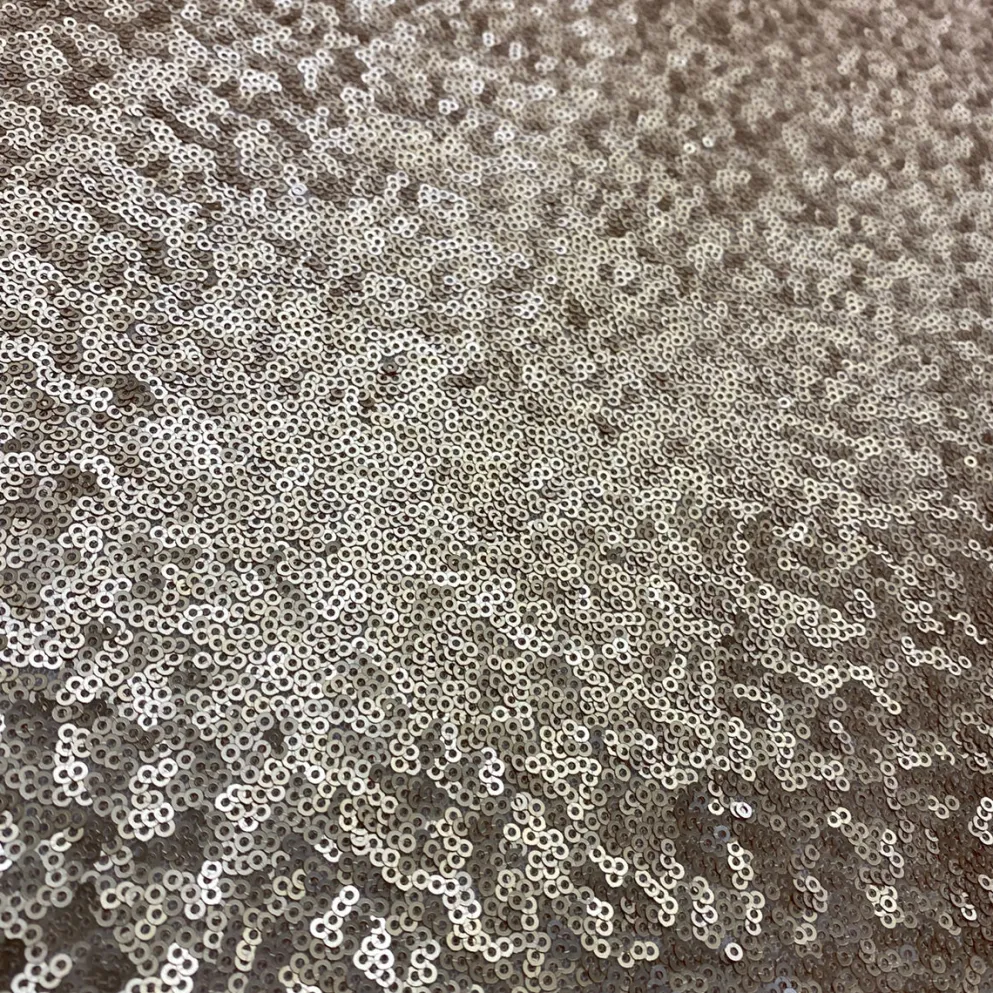Glitz Sequins Table Linen in Antique Gold