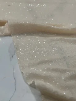 Glitz Sequins Table Linen in Blush Transparent
