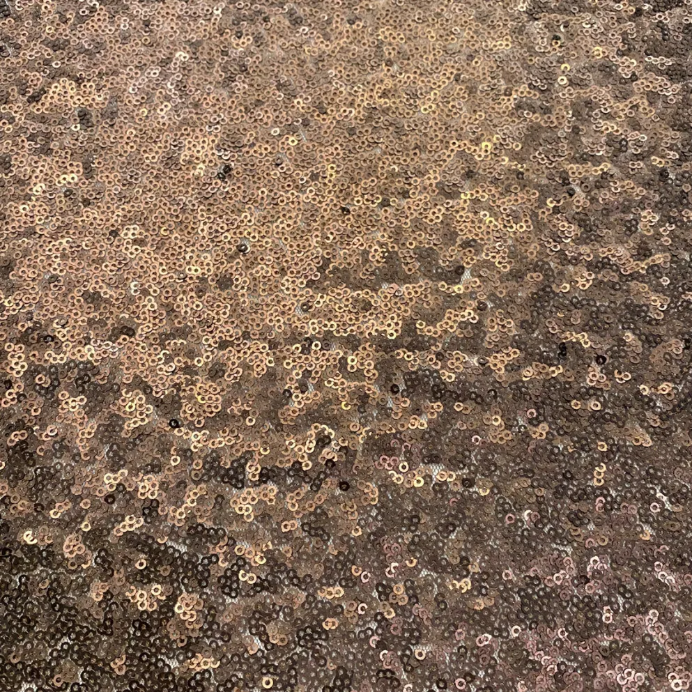 Glitz Sequins Table Linen in Cognac
