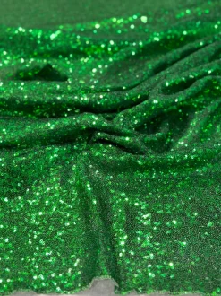 Glitz Sequins Table Linen in Emerald