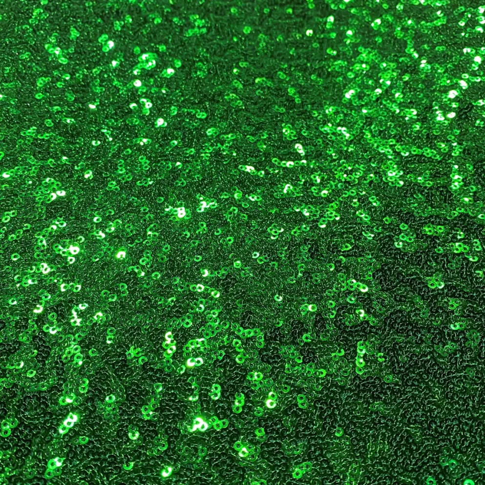 Glitz Sequins Table Linen in Emerald