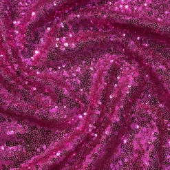 Glitz Sequins Table Linen in Fuchsia