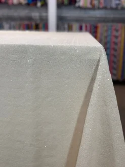 Glitz Sequins Table Linen in Ivory