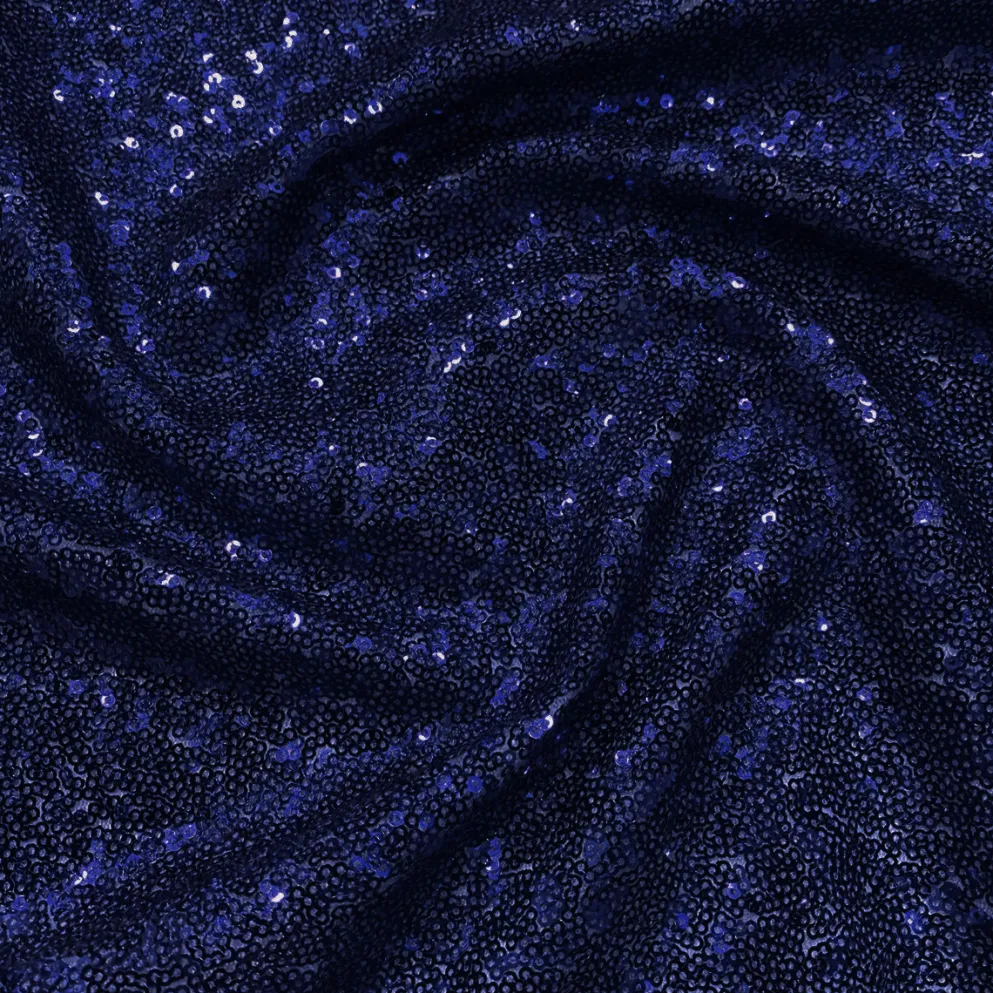 Glitz Sequins Table Linen in Navy