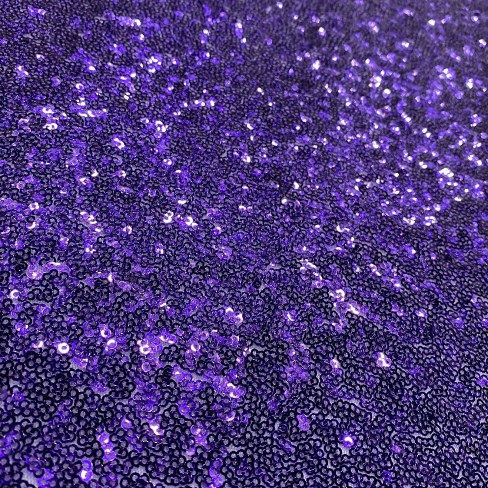 Glitz Sequins Table Linen in Purple