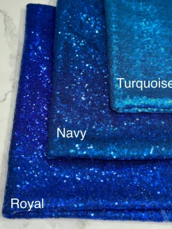 Glitz Sequins Table Linen in Royal