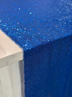 Glitz Sequins Table Linen in Royal