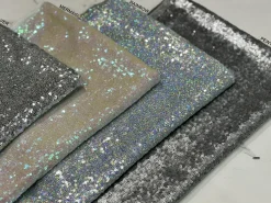 Glitz Sequins Table Linen in Rainbow