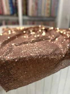 Glitz Sequins Table Linen in Rose Gold