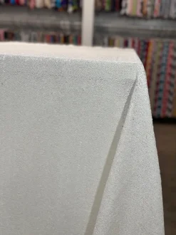 Glitz Sequins Table Linen in White