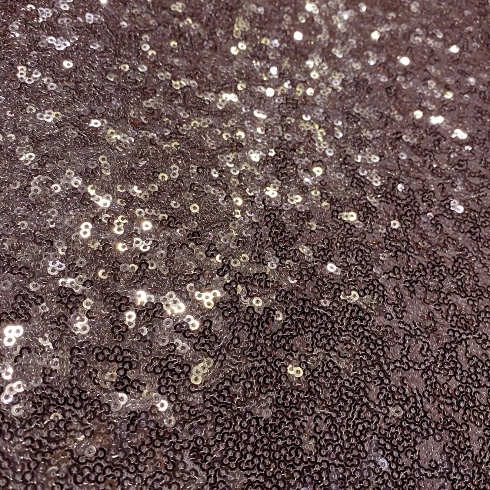 Glitz Sequins Table Runner in Dusty Rose