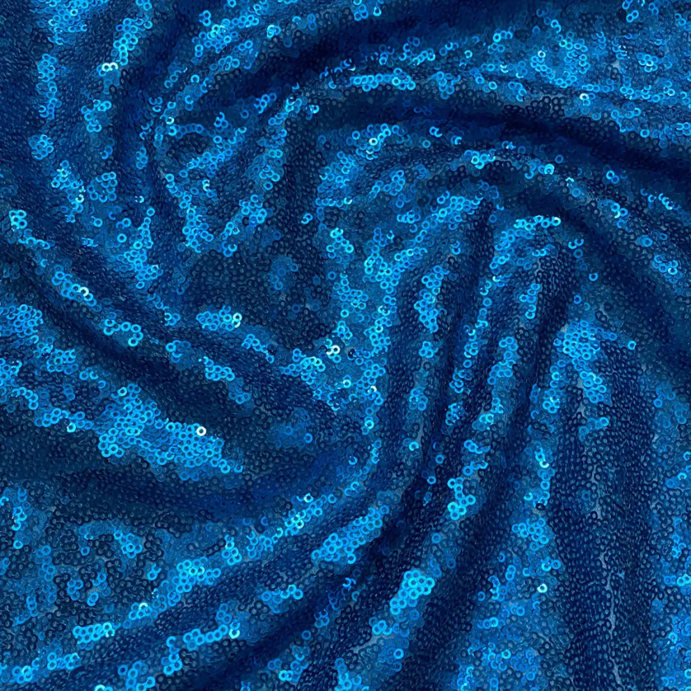 Glitz Sequins Table Runner in Turquoise
