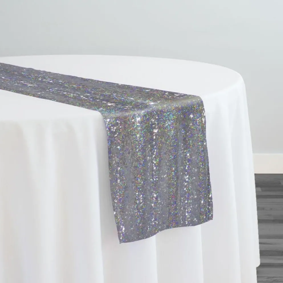 Glitz Sequins Table Runner in Rainbow