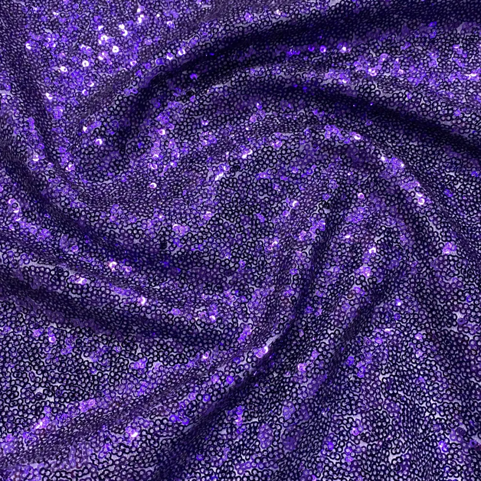 Glitz Sequins Table Runner in Purple